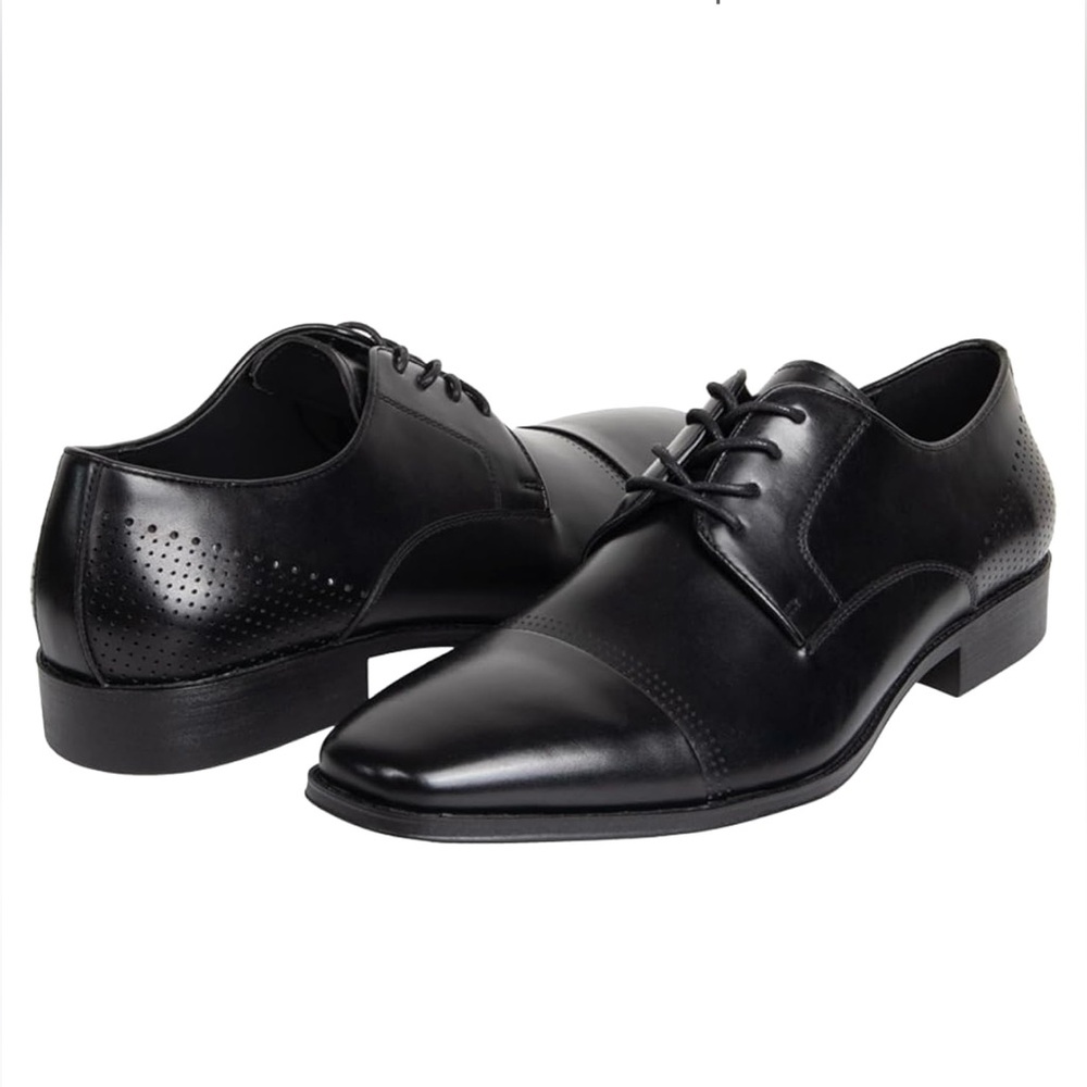 Kenneth Cole Unlisted Black Fallon Lace Up Oxfords Shoes Men’s Size 9.5 NWOT